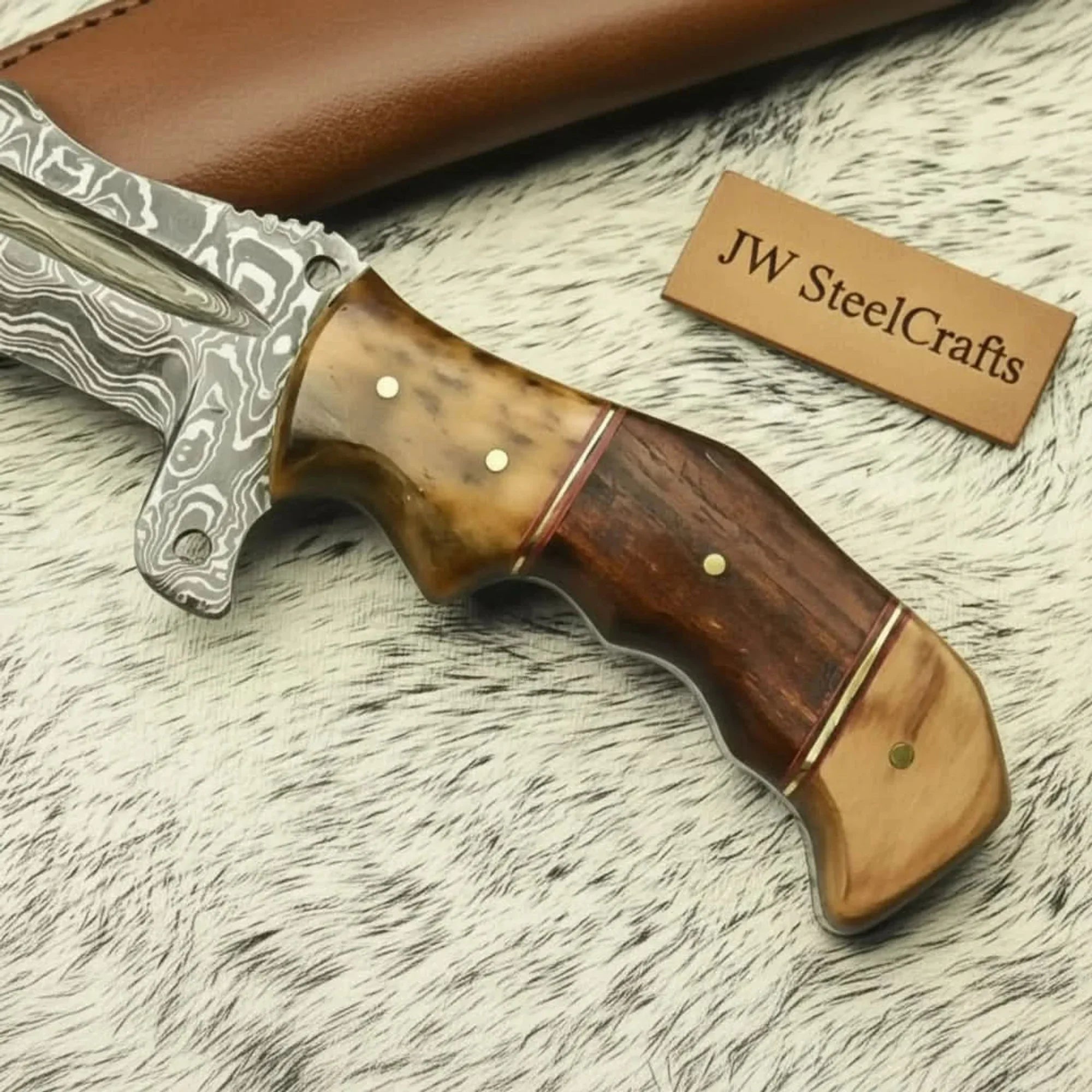 Custom Handmade HUNTING TRACKER Tactical Hunter Blade Survival