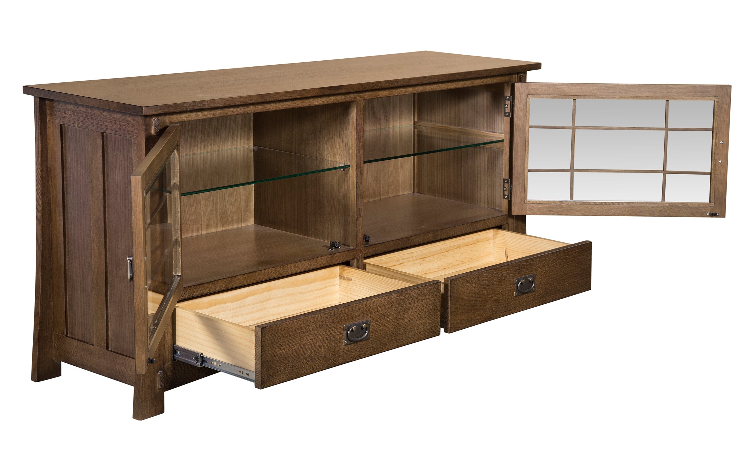 Mission Quarter Sawn Oak 60" TV Stand (2 Colors Available)
