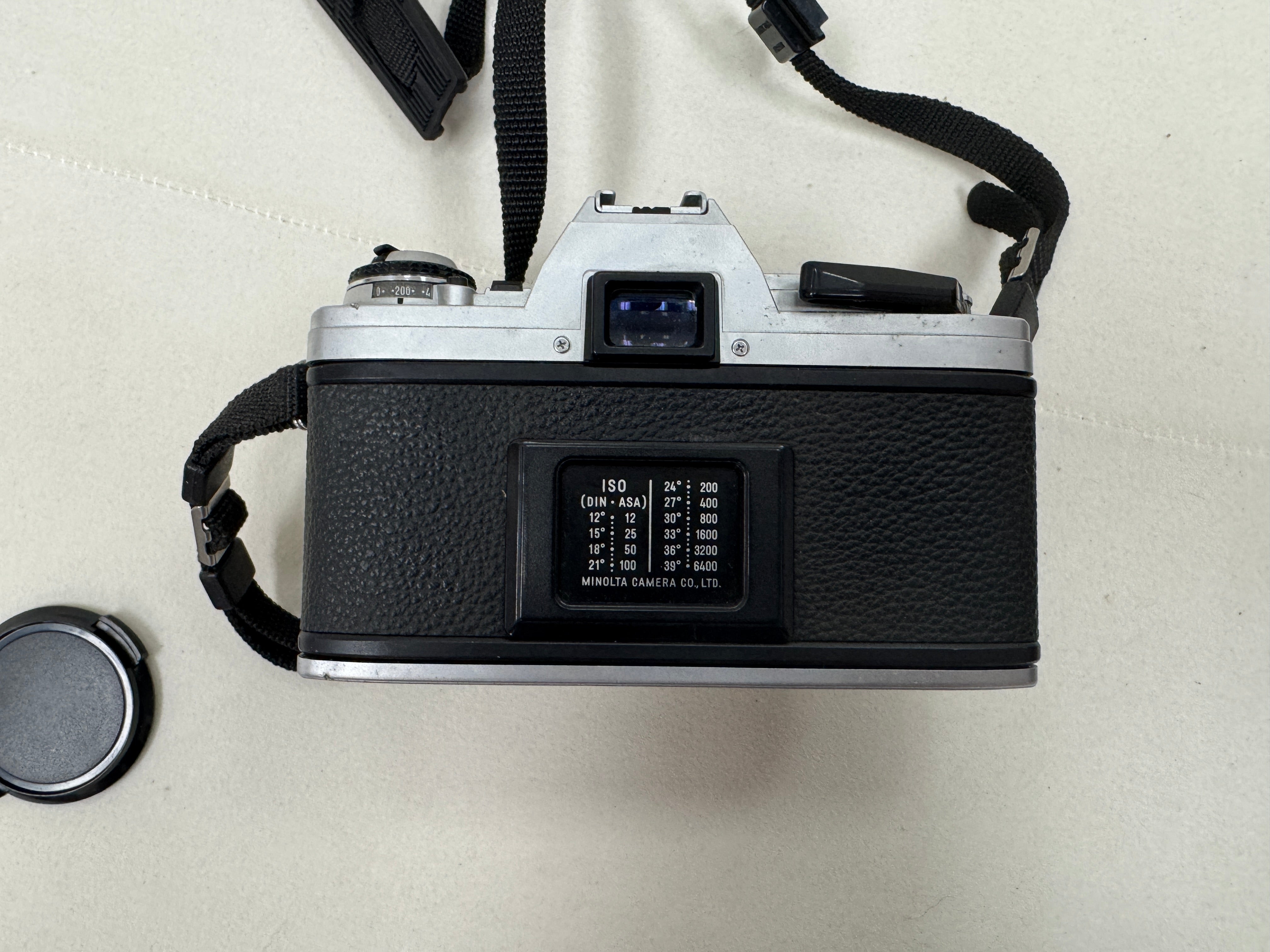 Minolta X-370 Film Camera + Lenses, Polarizer, Carry Case