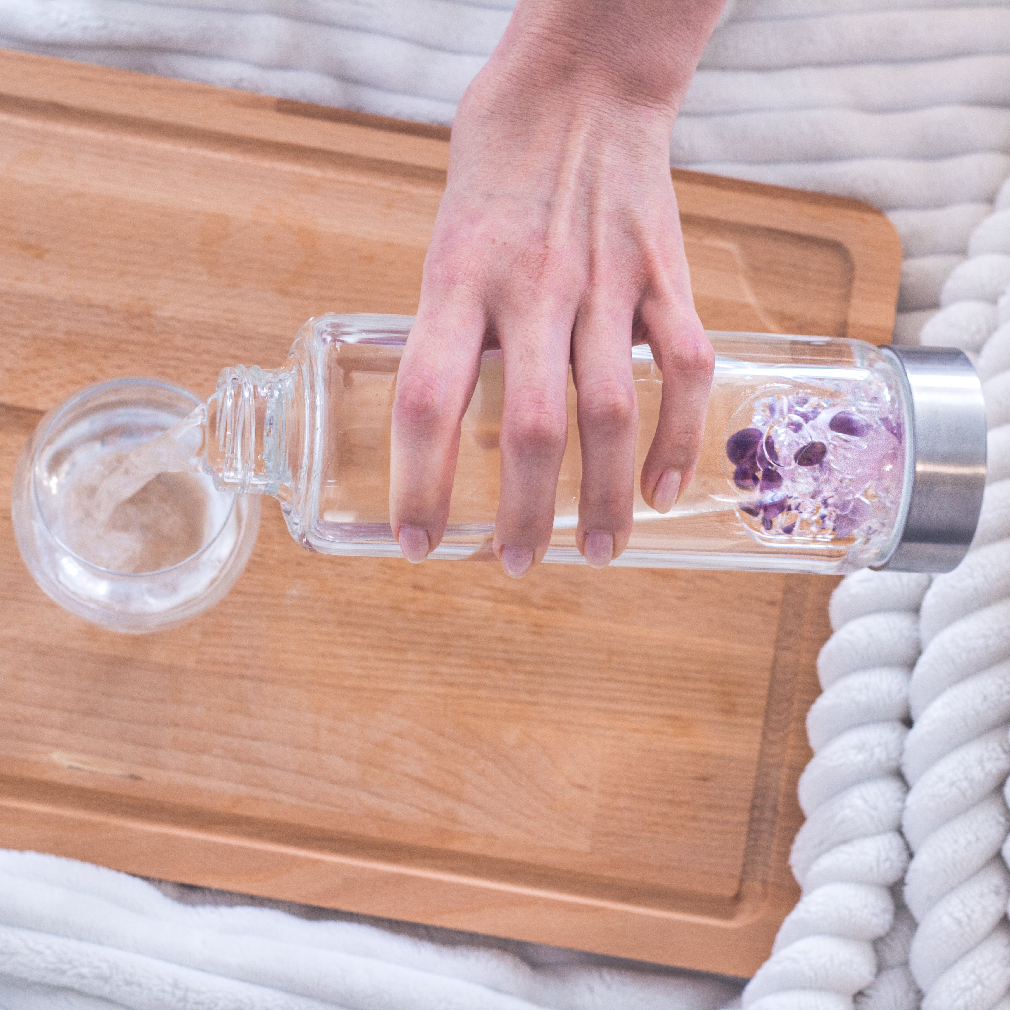 ViA WELLNESS | Amethyst, Rose Quartz & Clear Quartz