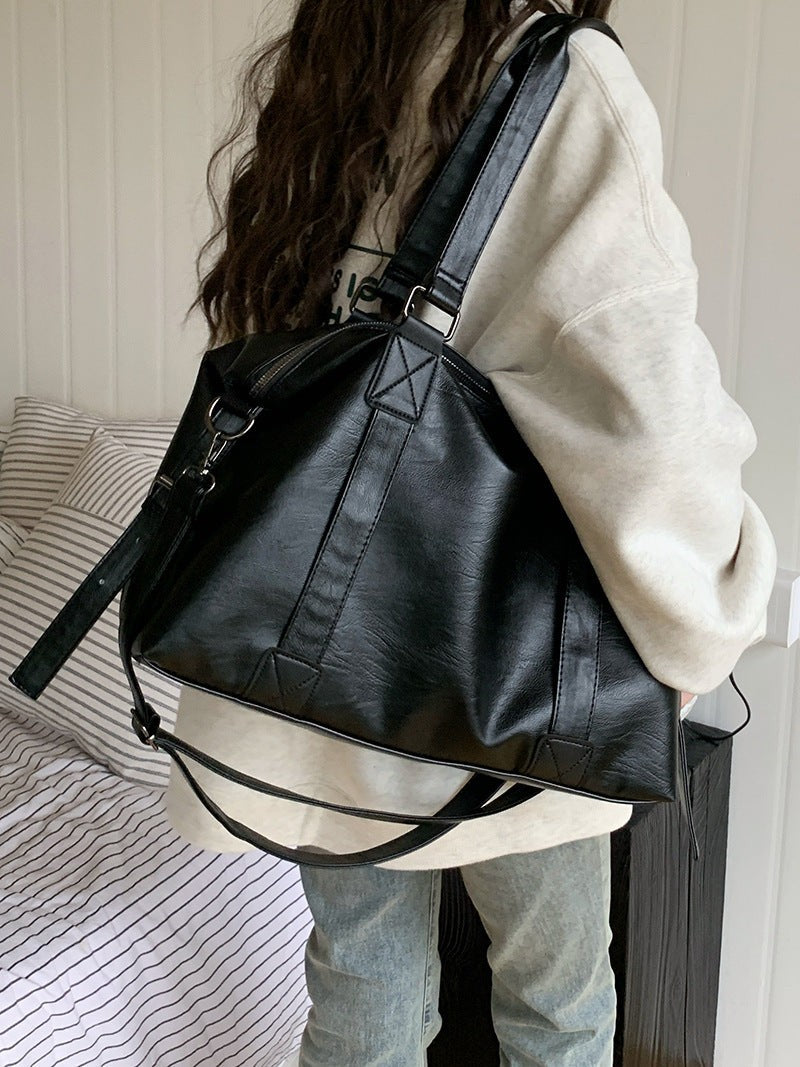 Large Capacity Travel Tote Bag - Versatile Crossbody & Handheld Luggage for Women