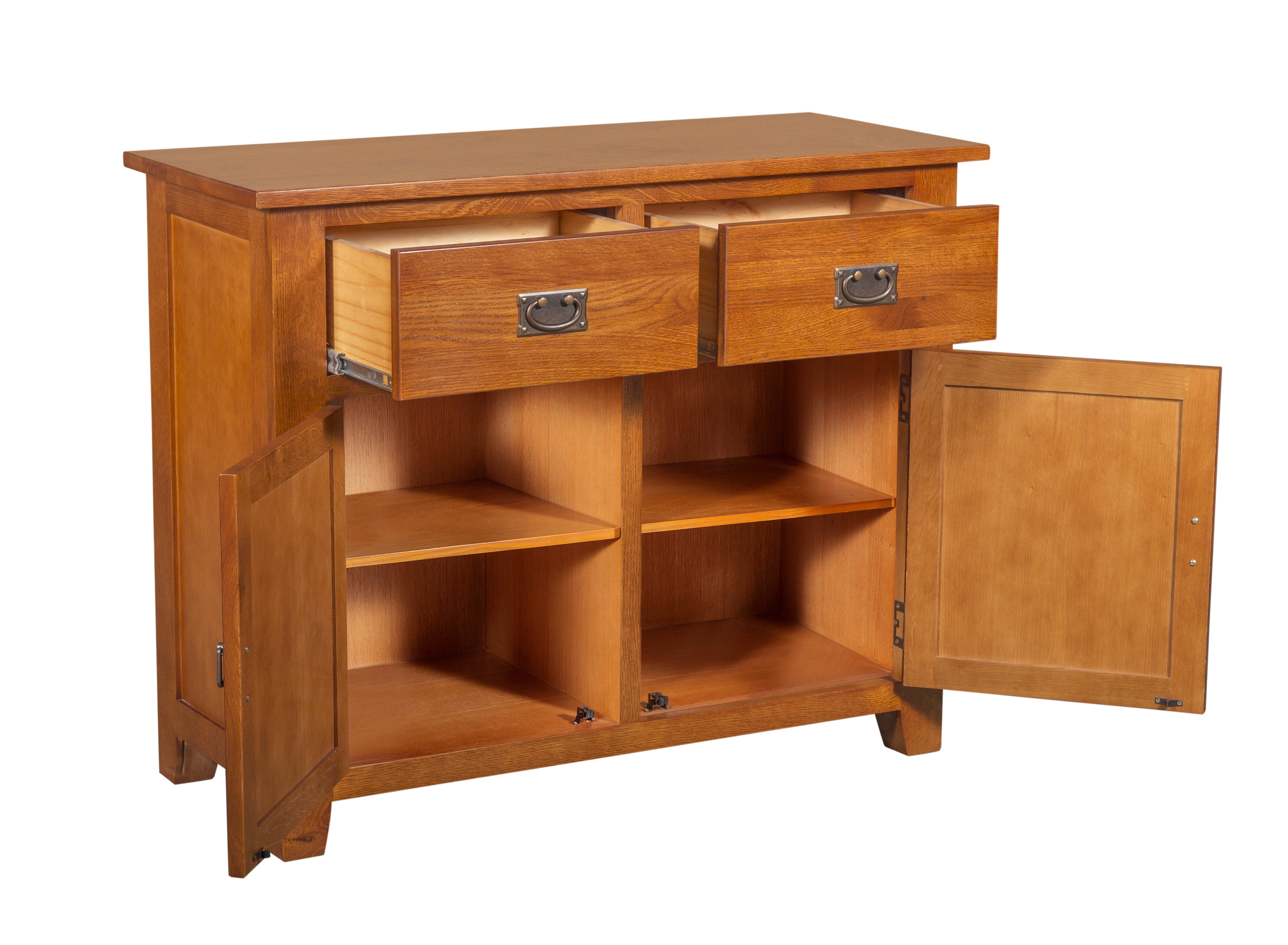 Mission 2 Door 2 Drawer Cabinet - Michael's Cherry