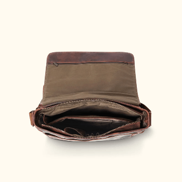 Buffalo Jackson - ROOSEVELT BUFFALO LEATHER SATCHEL MESSENGER BAG