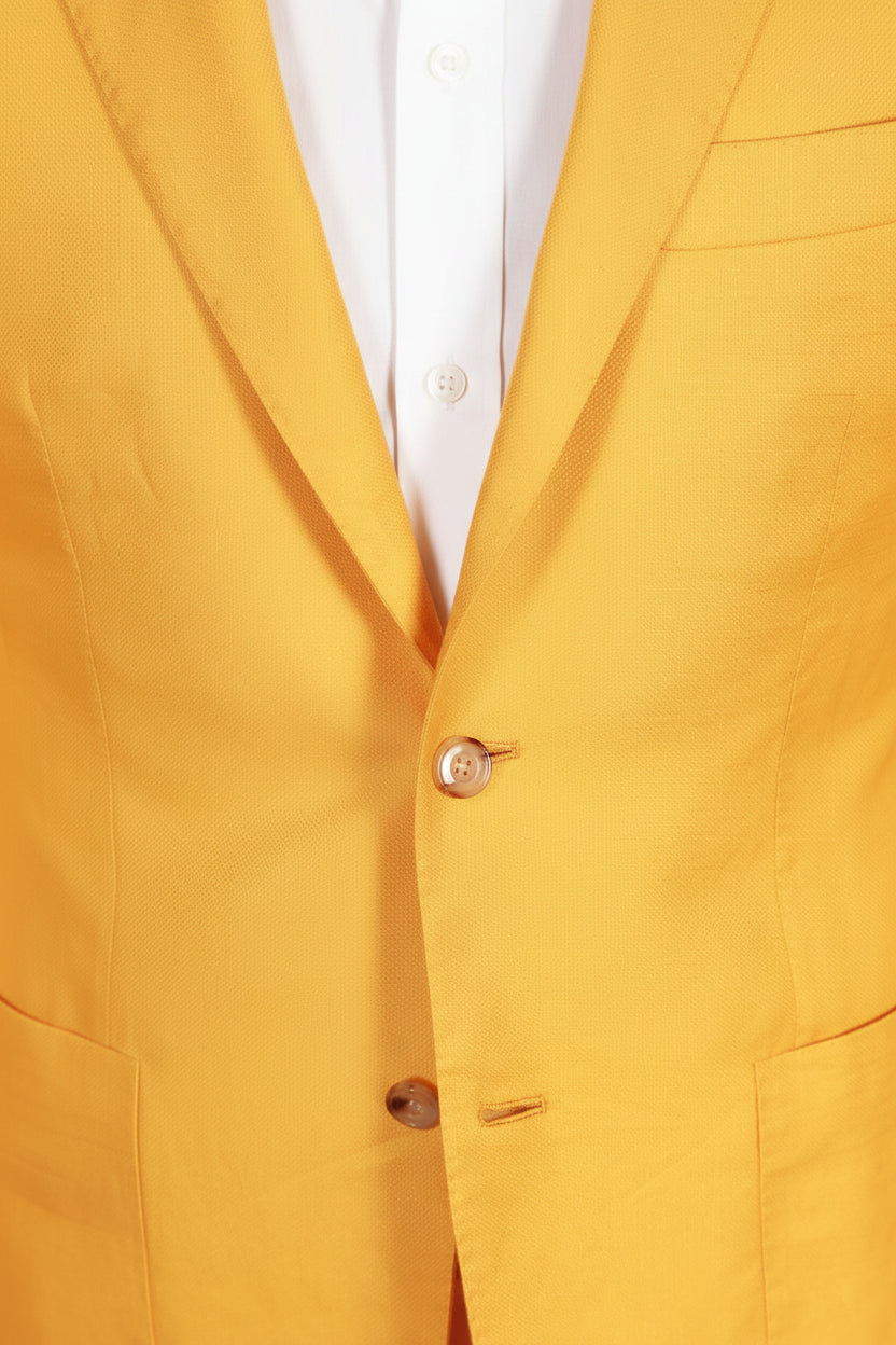 Kiton Birdseye Cotton-Linen Sport Jacket