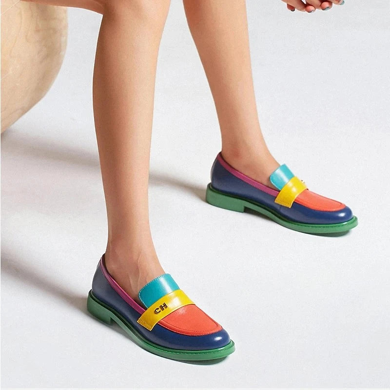Artisan Leather Platform Sneakers