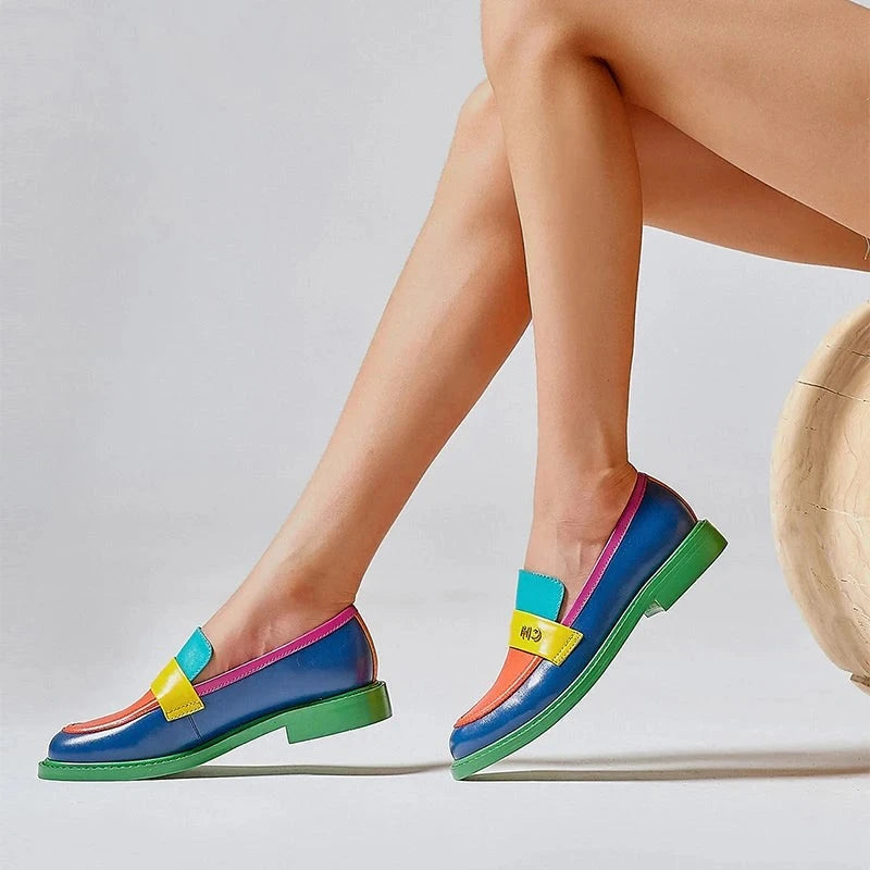 Artisan Leather Platform Sneakers