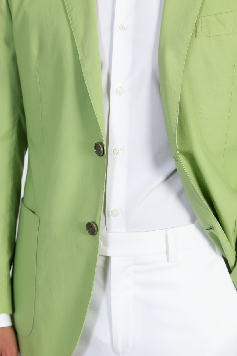 Kiton Solid Cotton Sport Jacket