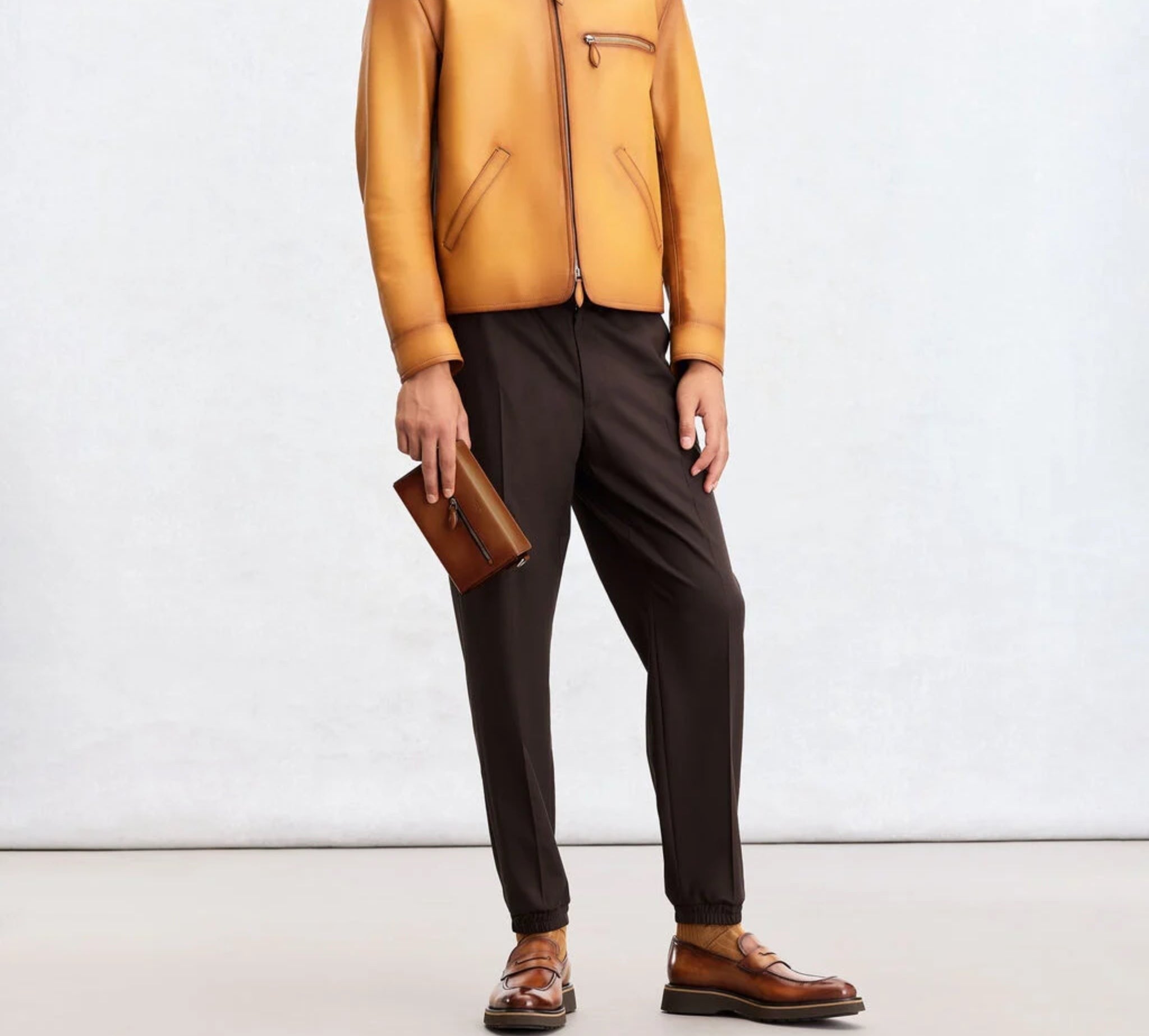 Berluti Un Jour De Poche Messenger in Venezia Calf Leather