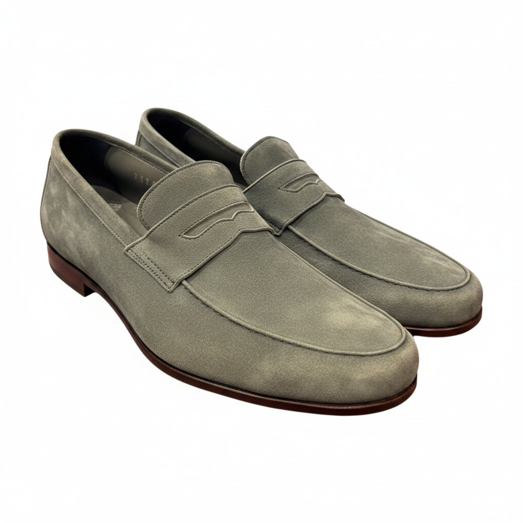 Andrea Ventura Suede Short Penny Loafers