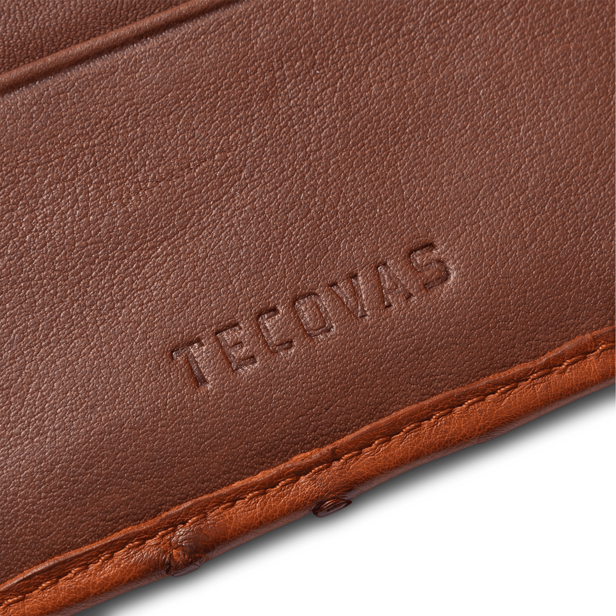 Handcrafted Ostrich Leather Billfold in Pecan