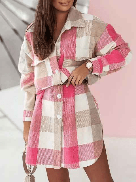Heritage Plaid Longline Coat