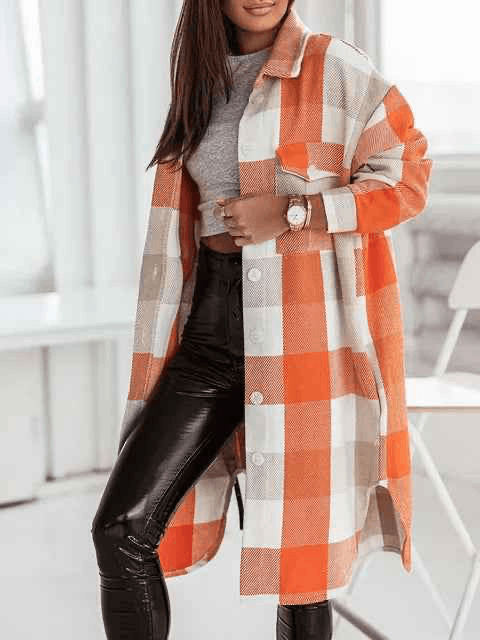 Heritage Plaid Longline Coat