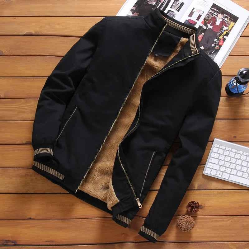 Men's Tailored, Premium Cotton Bomber Jacket