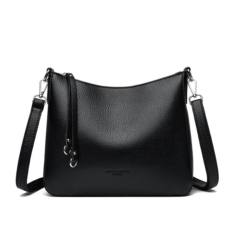 Genuine Leather Crossbody Bag – Urban Minimalist Collection