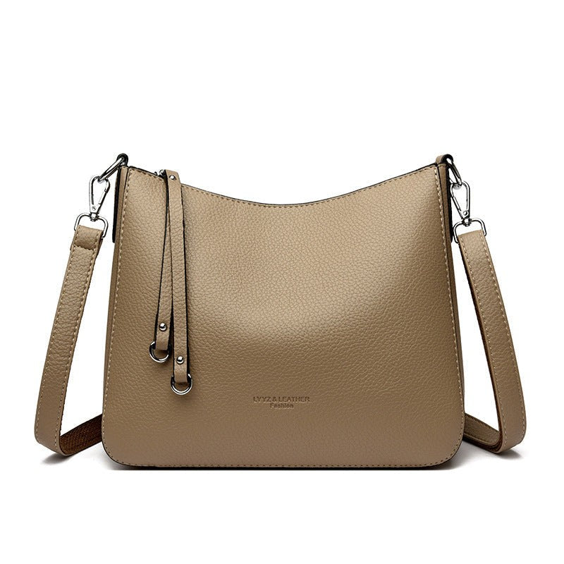 Genuine Leather Crossbody Bag – Urban Minimalist Collection