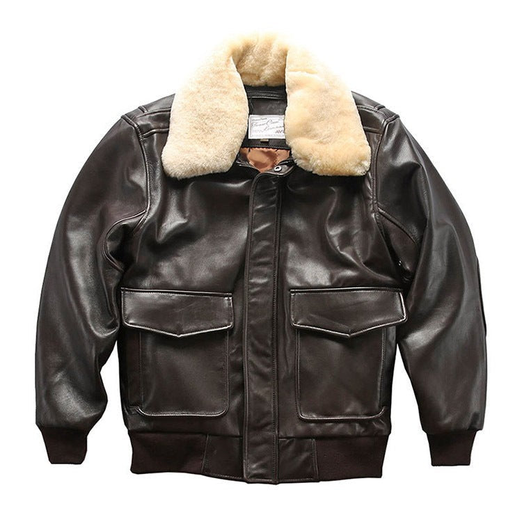 Heritage Aviator Sheepskin Flight Jacket