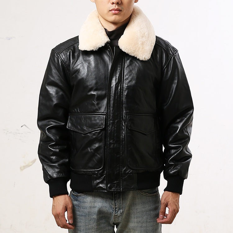 Heritage Aviator Sheepskin Flight Jacket