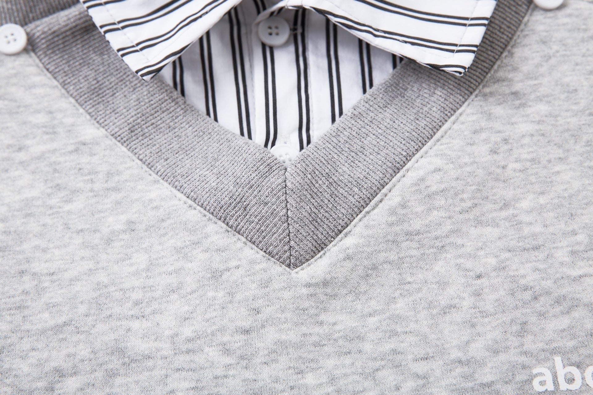 Collegiate Fleece Hoodie with Contrast Collar