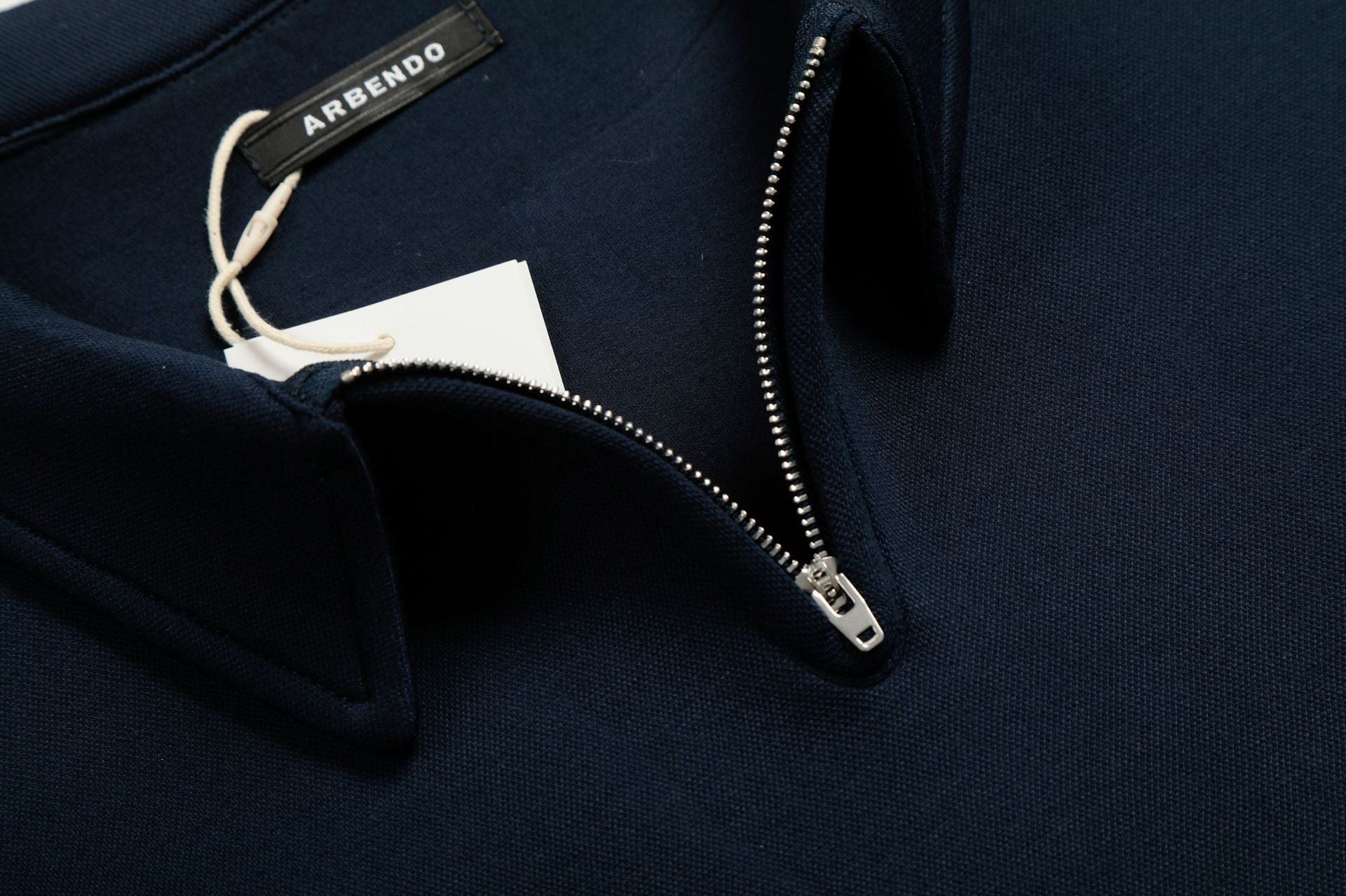 Half-Zip Polo Neck Pullover Hoodie
