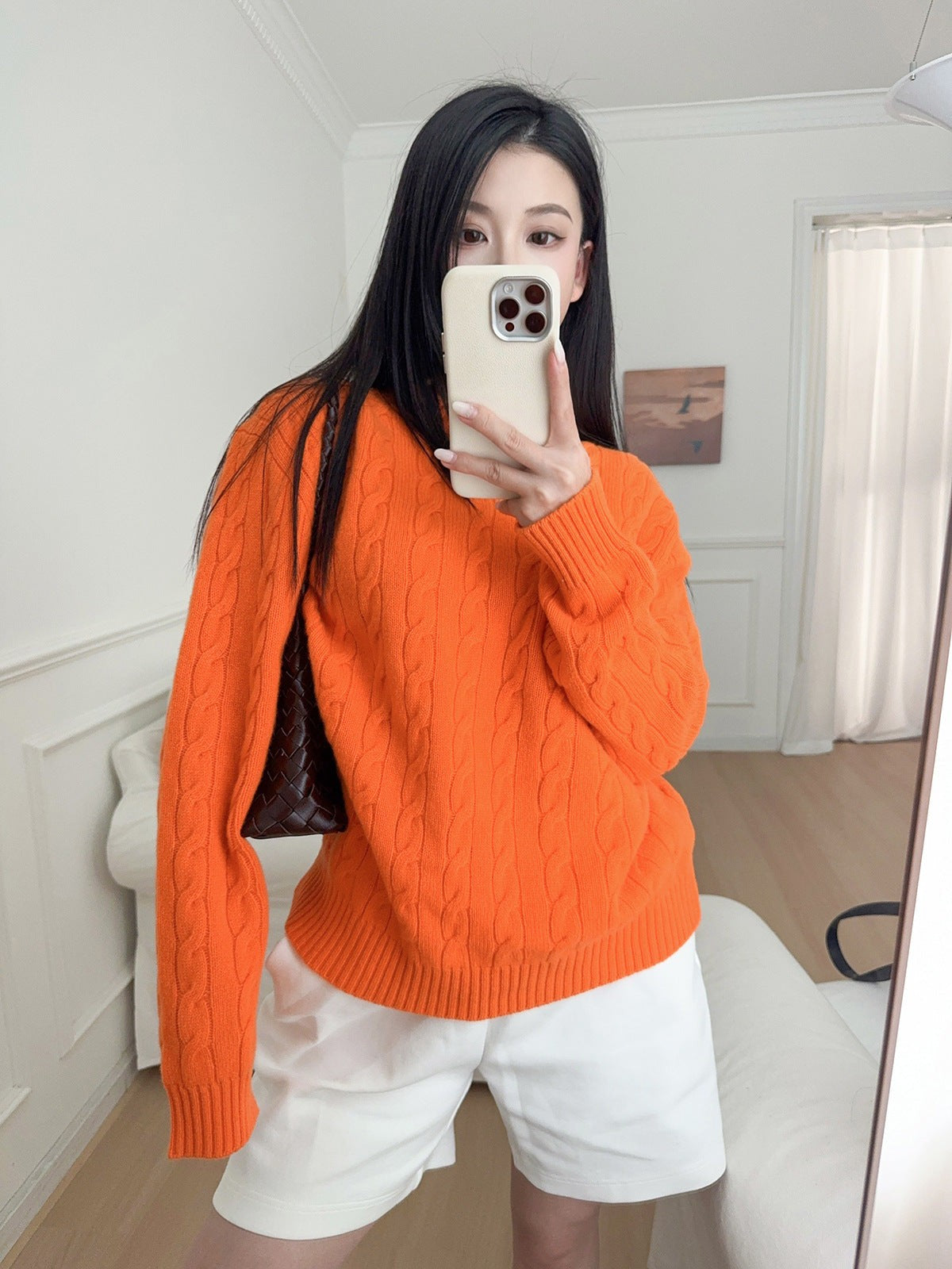 Artisan Cable Knit Wool Pullover