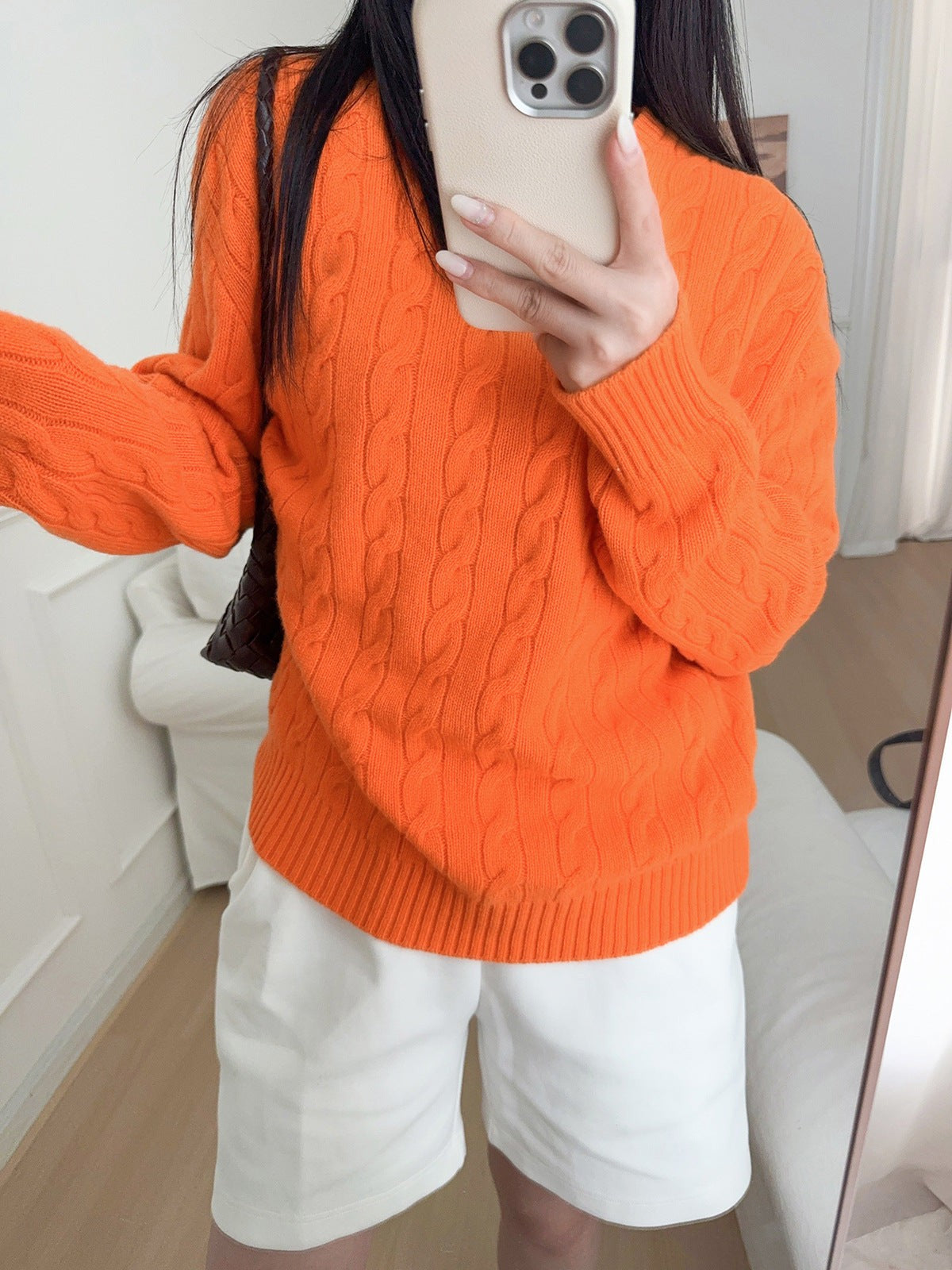 Artisan Cable Knit Wool Pullover