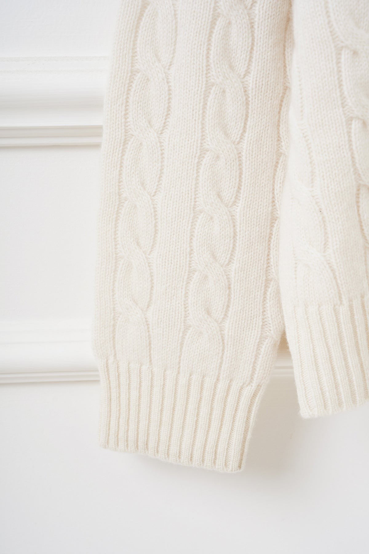 Artisan Cable Knit Wool Pullover