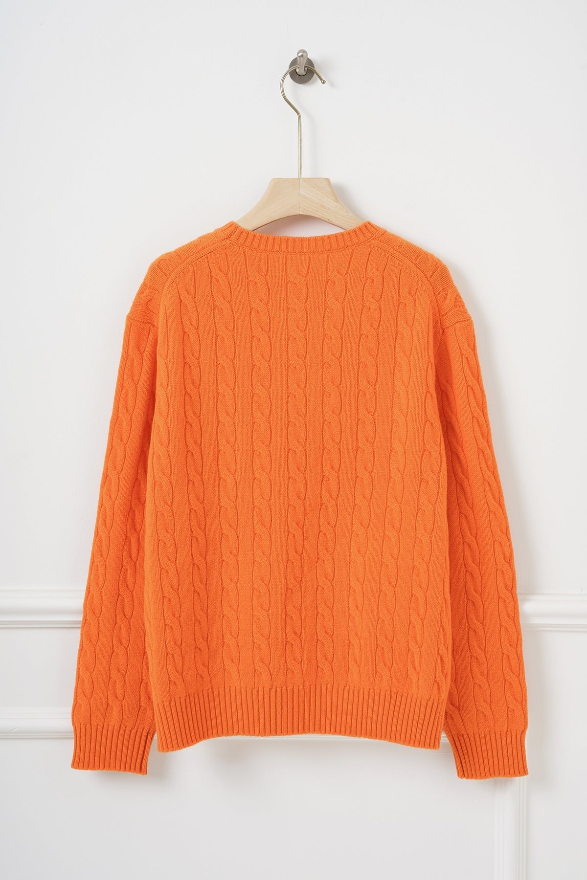 Artisan Cable Knit Wool Pullover
