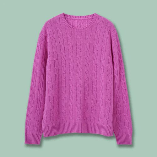 Artisan Cable Knit Wool Pullover