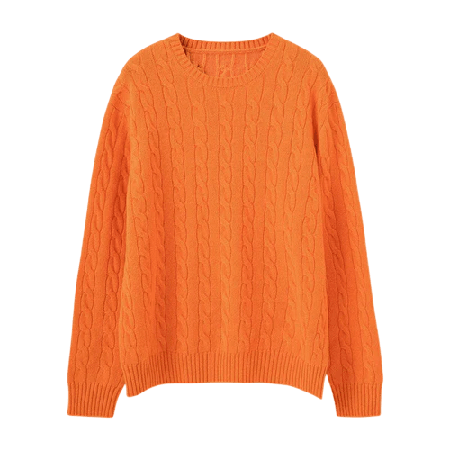 Artisan Cable Knit Wool Pullover