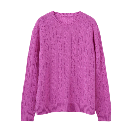 Artisan Cable Knit Wool Pullover