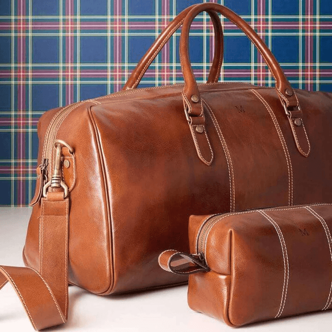 Marco Italian Leather Weekender