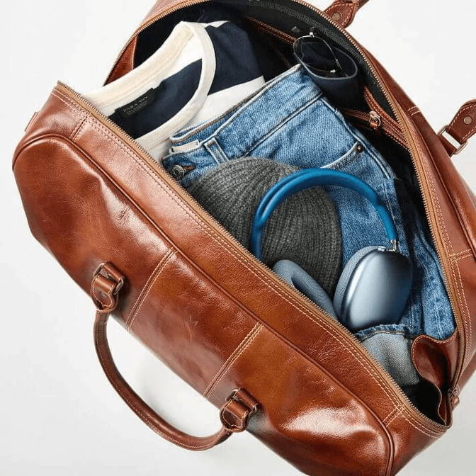 Marco Italian Leather Weekender