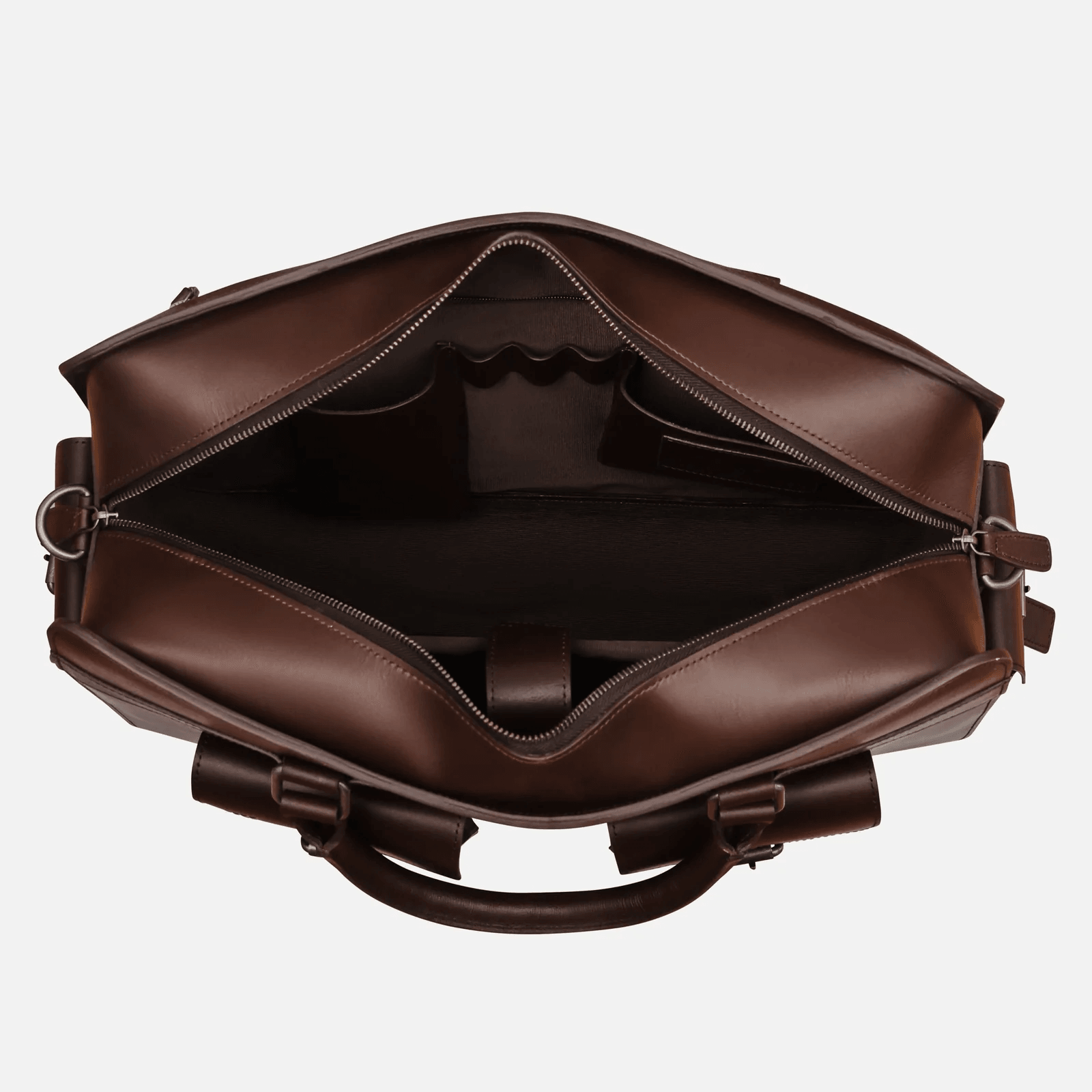 The Navigator Leather Briefcase by The Real Leather Co.