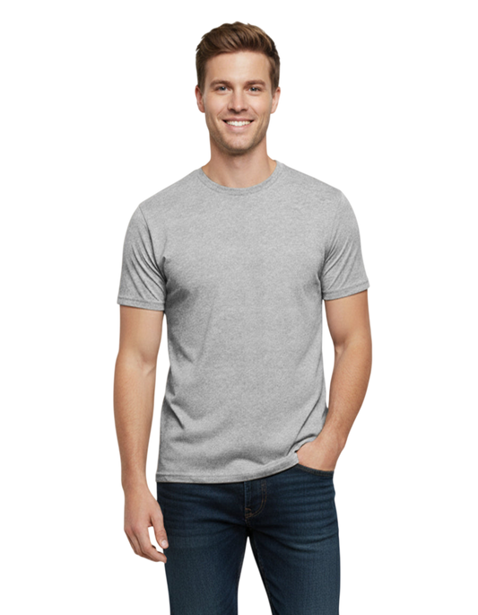 Premium Ring-Spun Cotton Crew Neck T-Shirt