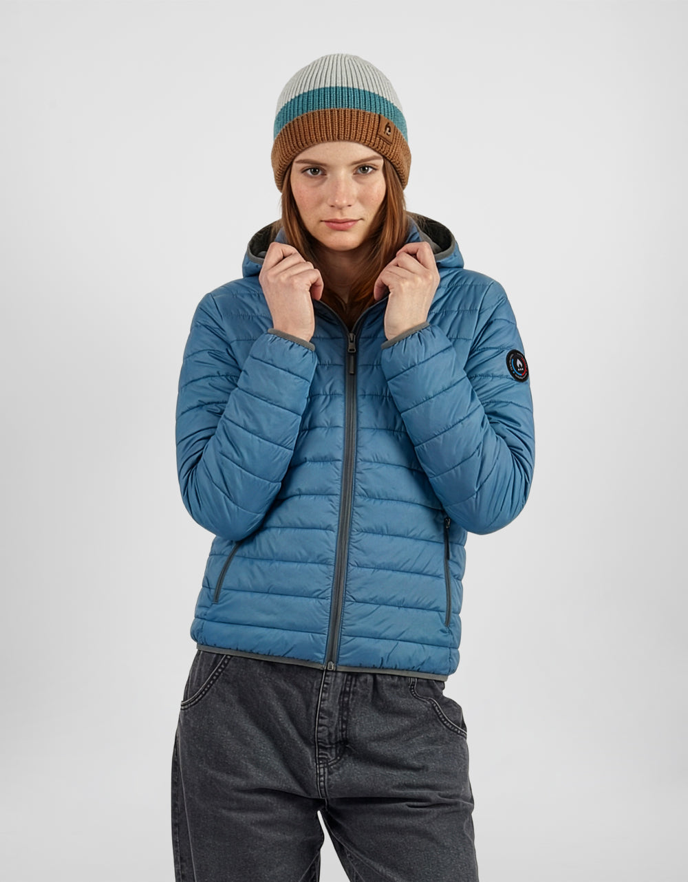 Alpafill Hooded Puffer Jacket in Peruvian Alpaca