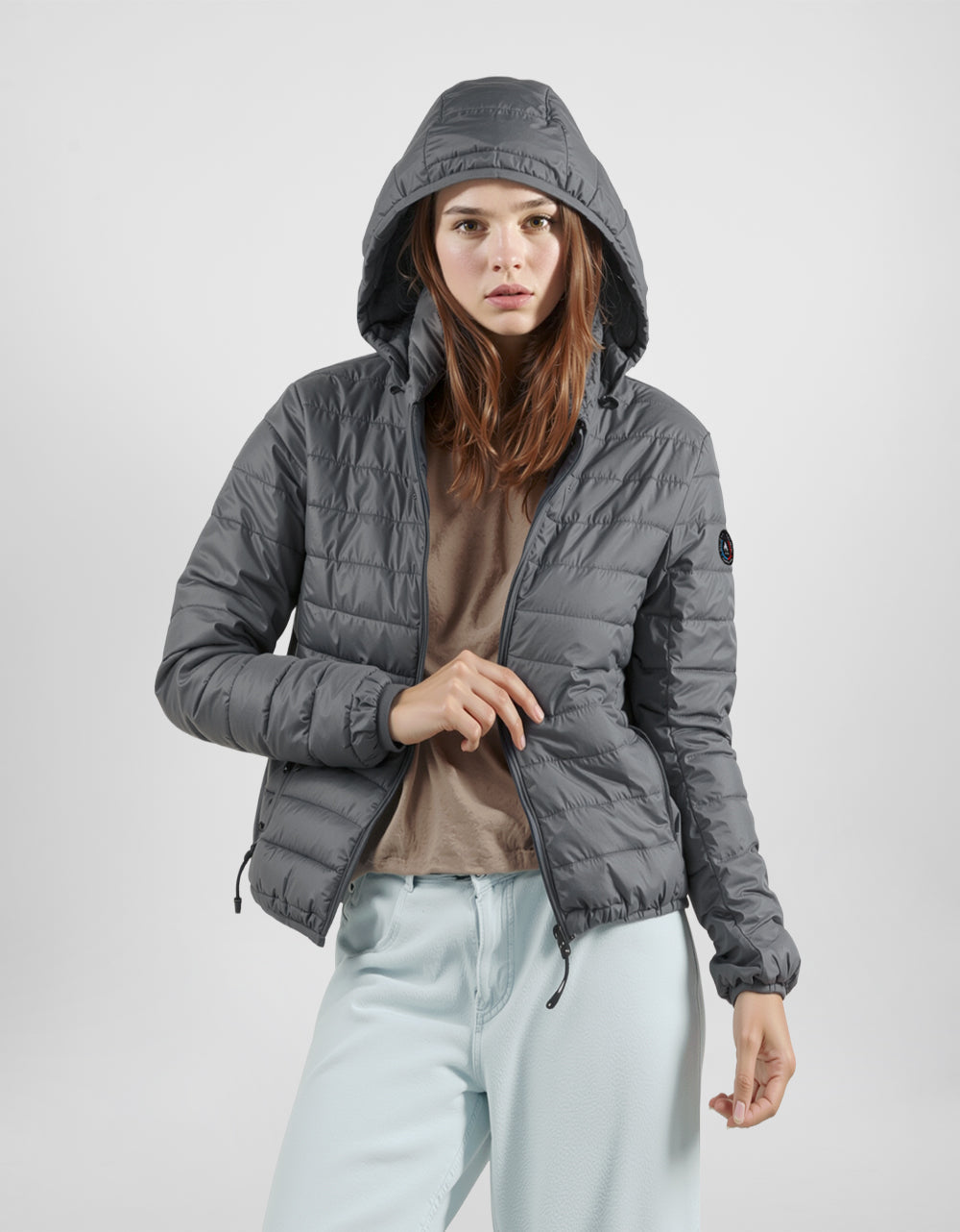 Alpafill Hooded Puffer Jacket in Peruvian Alpaca