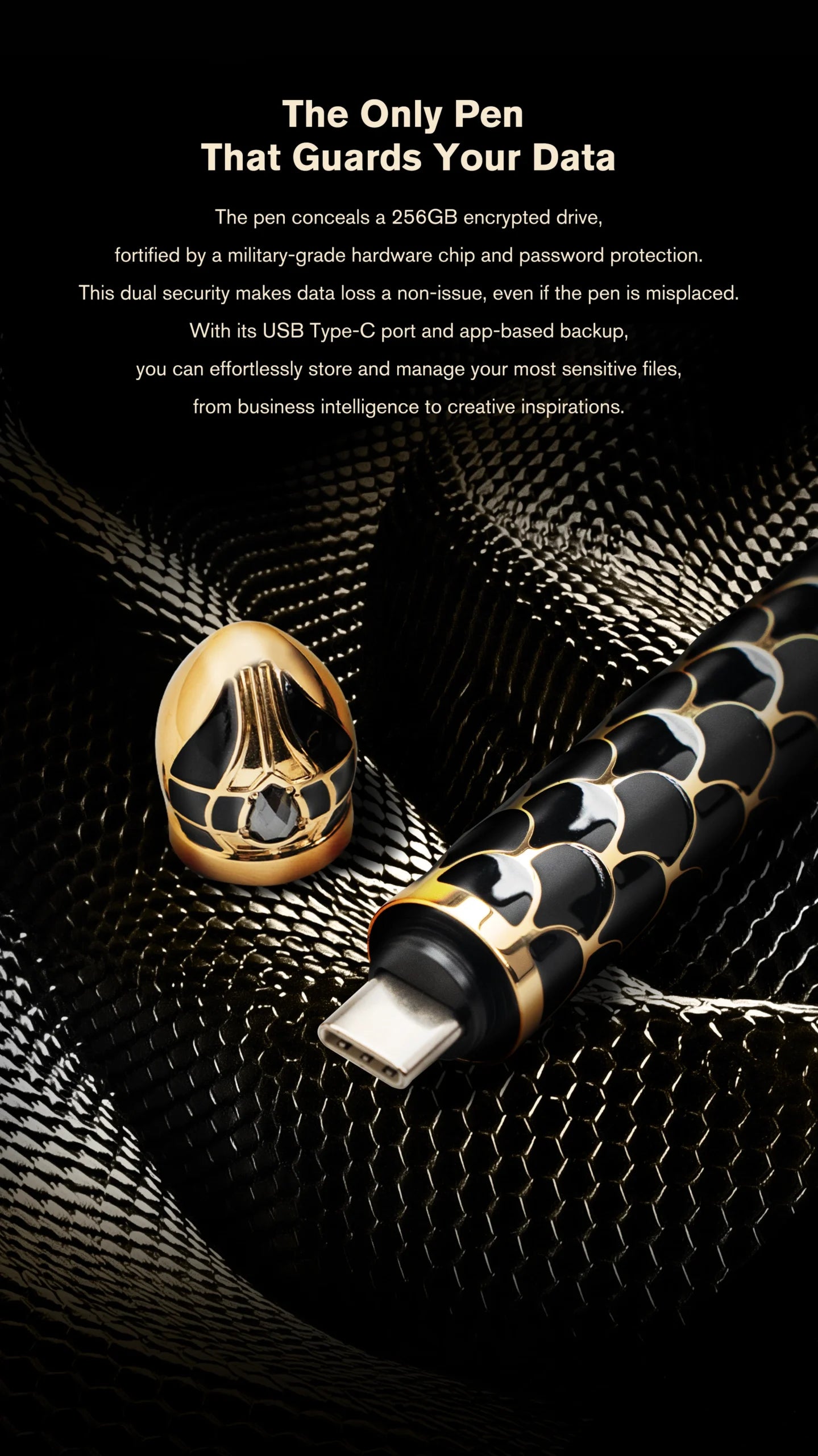 Vertu Serpent Scepter — Luxury Fountain Pen