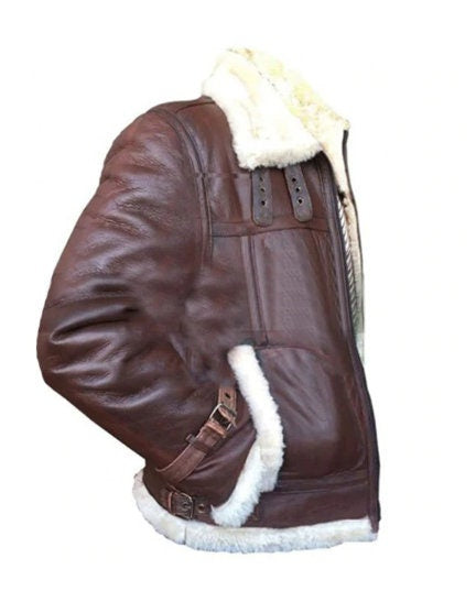 B3 Aviator Bomber Jacket — Handcrafted Shearling & Sheepskin Leather
