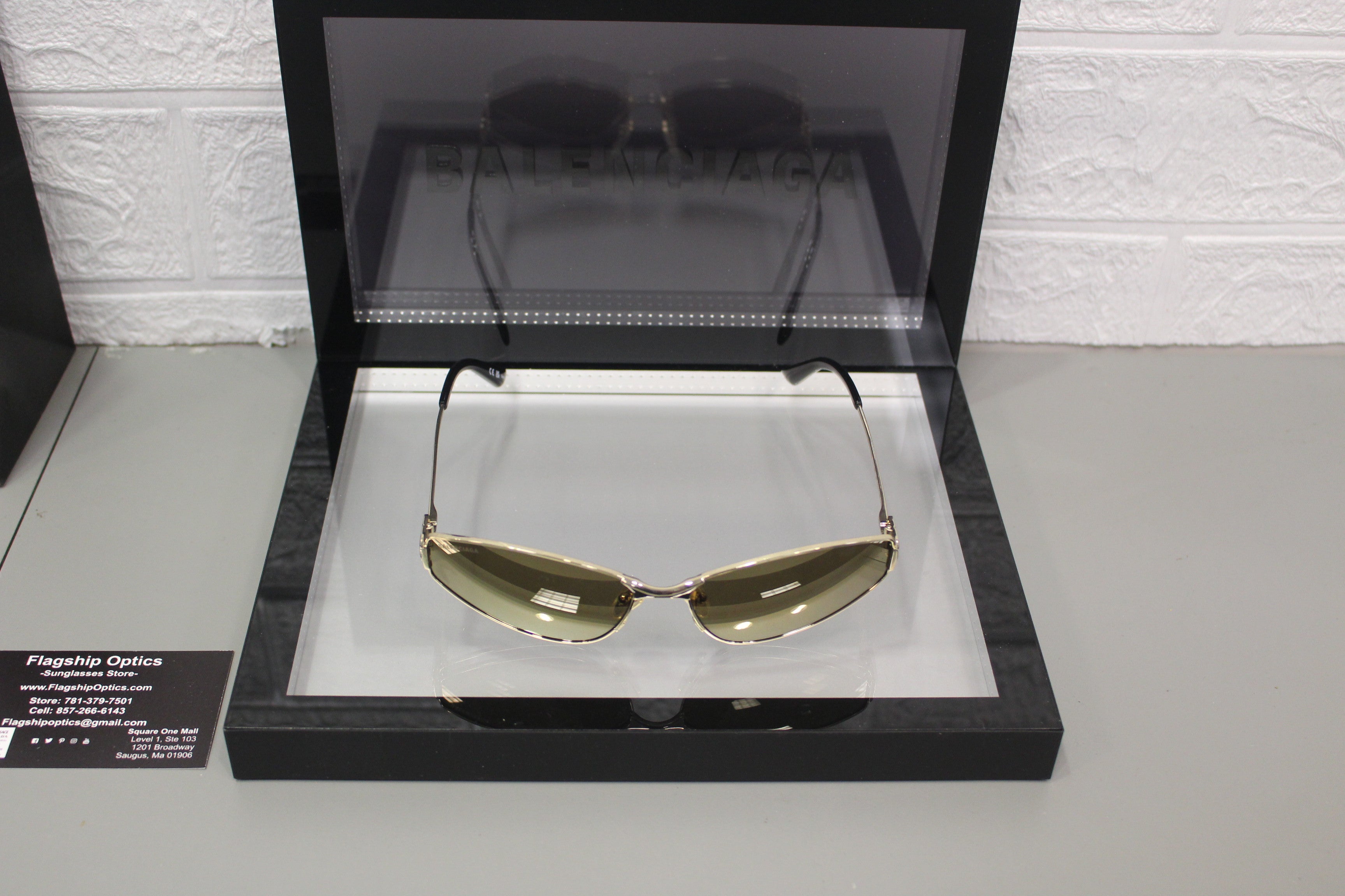 Balenciaga BB0335S-003 Women’s Sunglasses – Metal Frame, 65mm