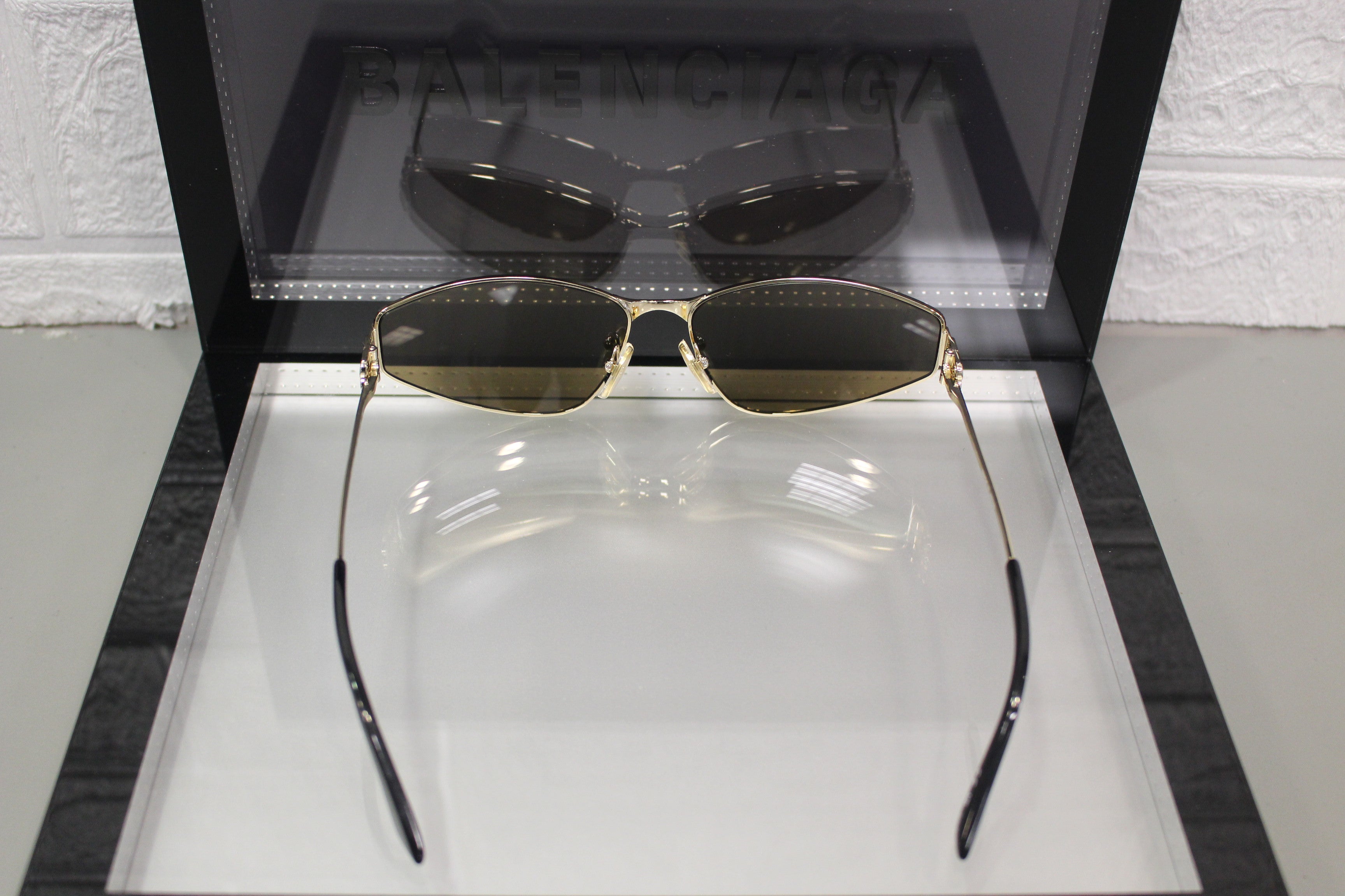 Balenciaga BB0335S-003 Women’s Sunglasses – Metal Frame, 65mm