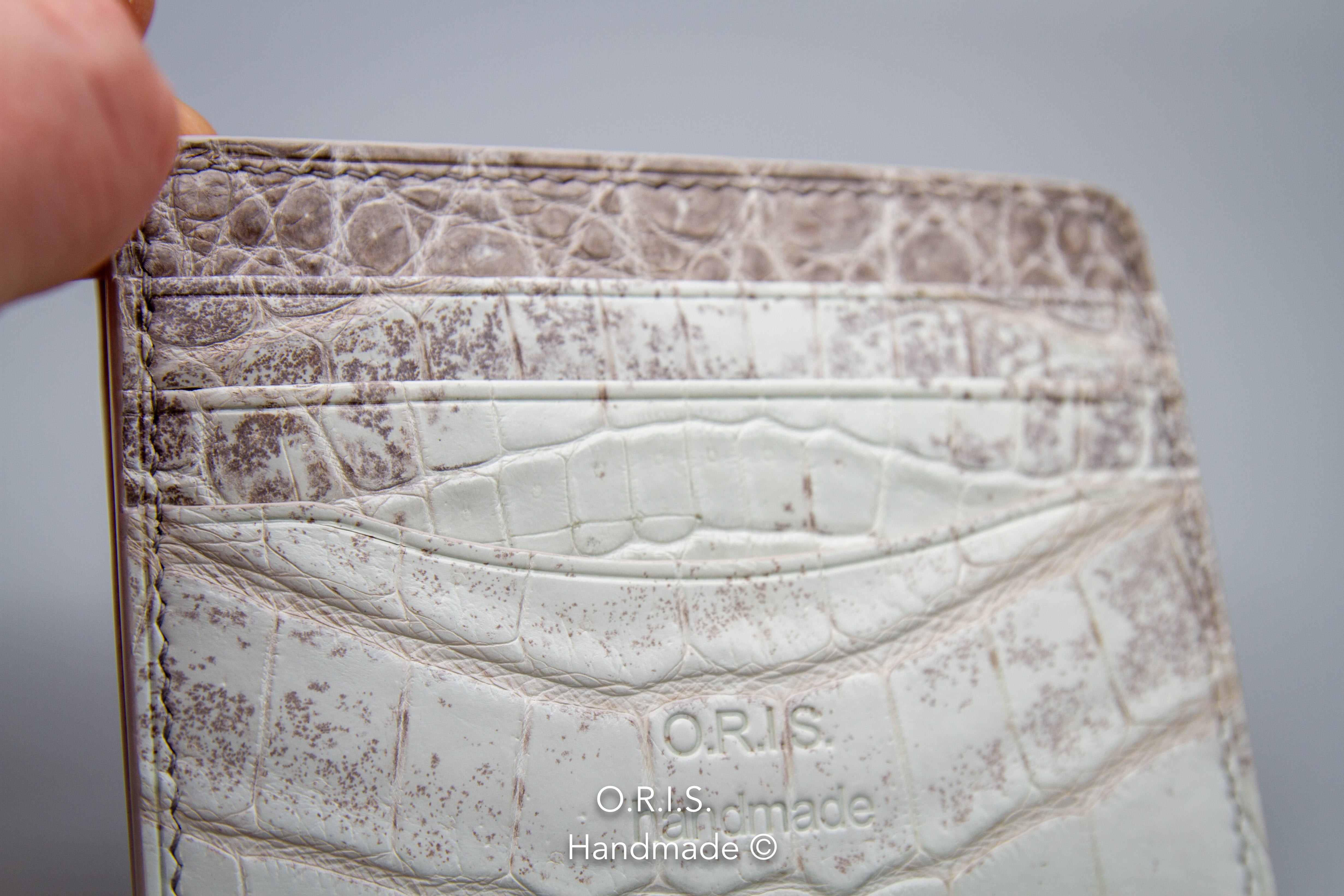 Crocodile Card Holder - Himalayan