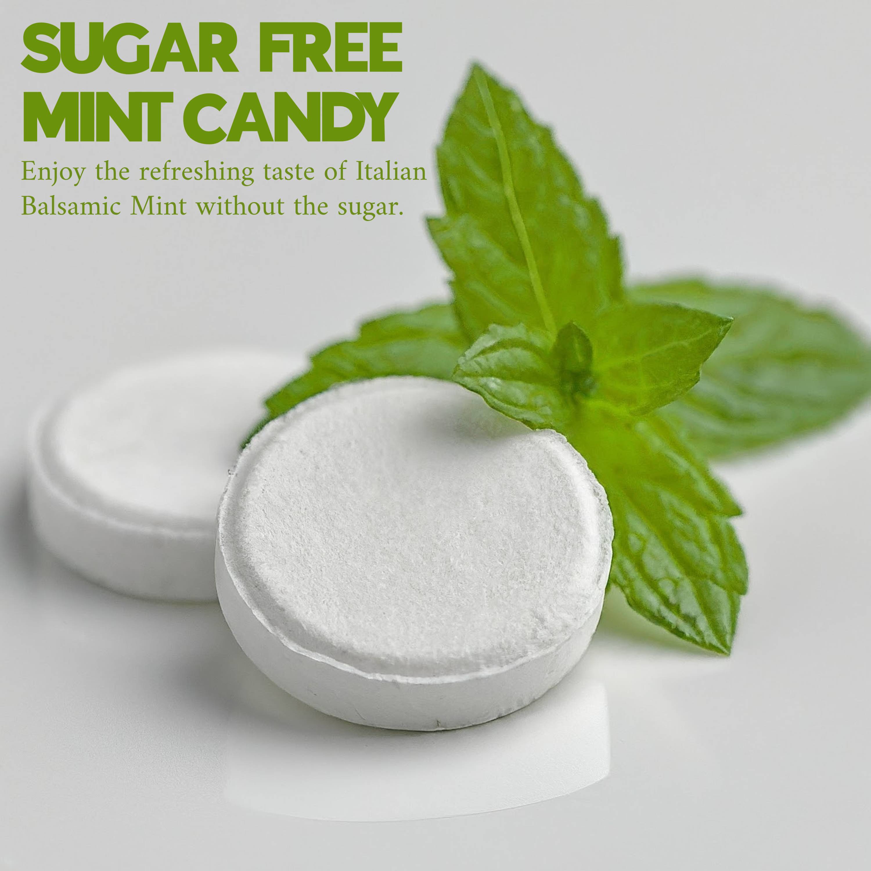 Andy Anand Sugar-Free Italian Balsamic Mint Candy, 300 pc, 7 oz – Imported, Keto, Vegan, Gluten-Free, Diabetic-Friendly Gourmet Gift Box