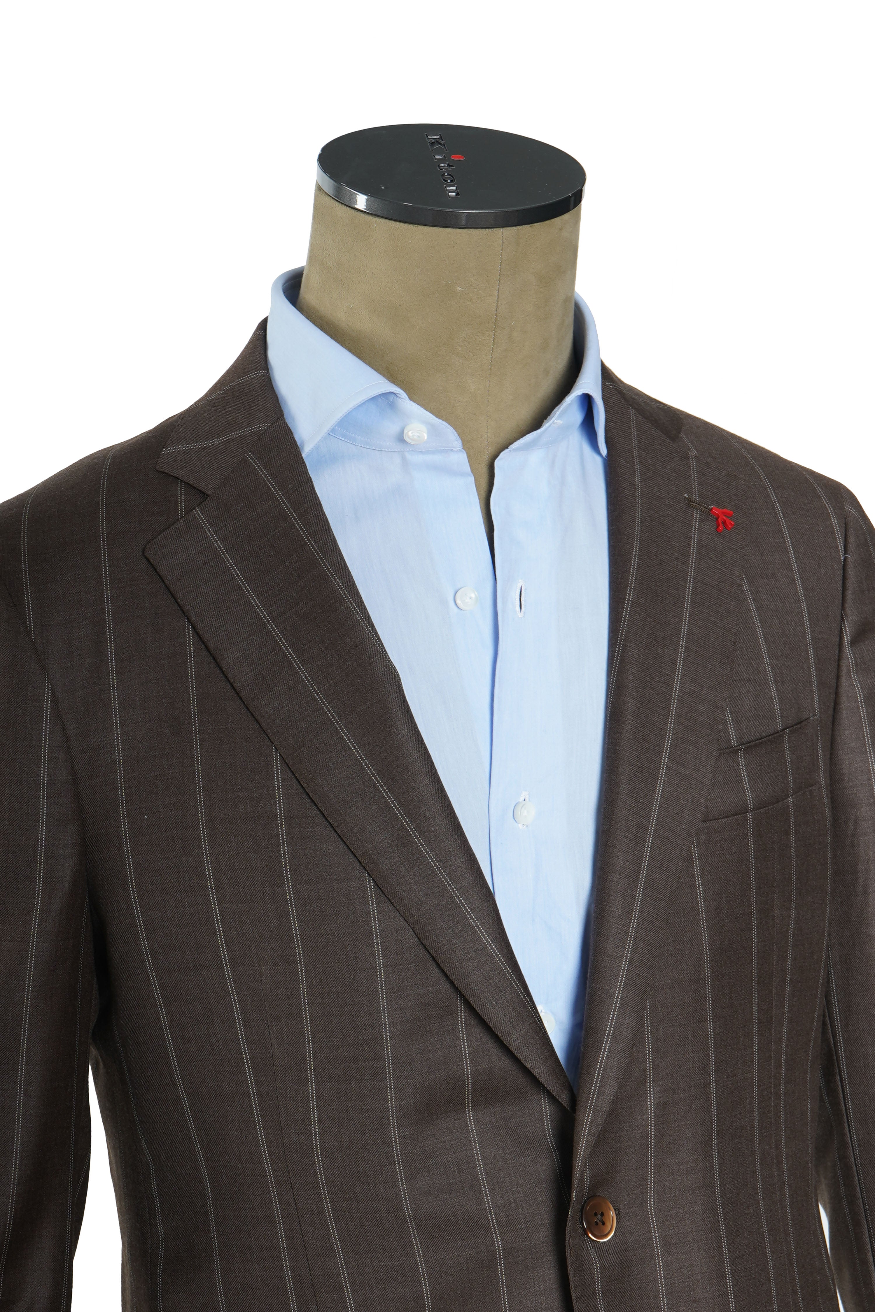 Isaia Pinstriped Wool Suit