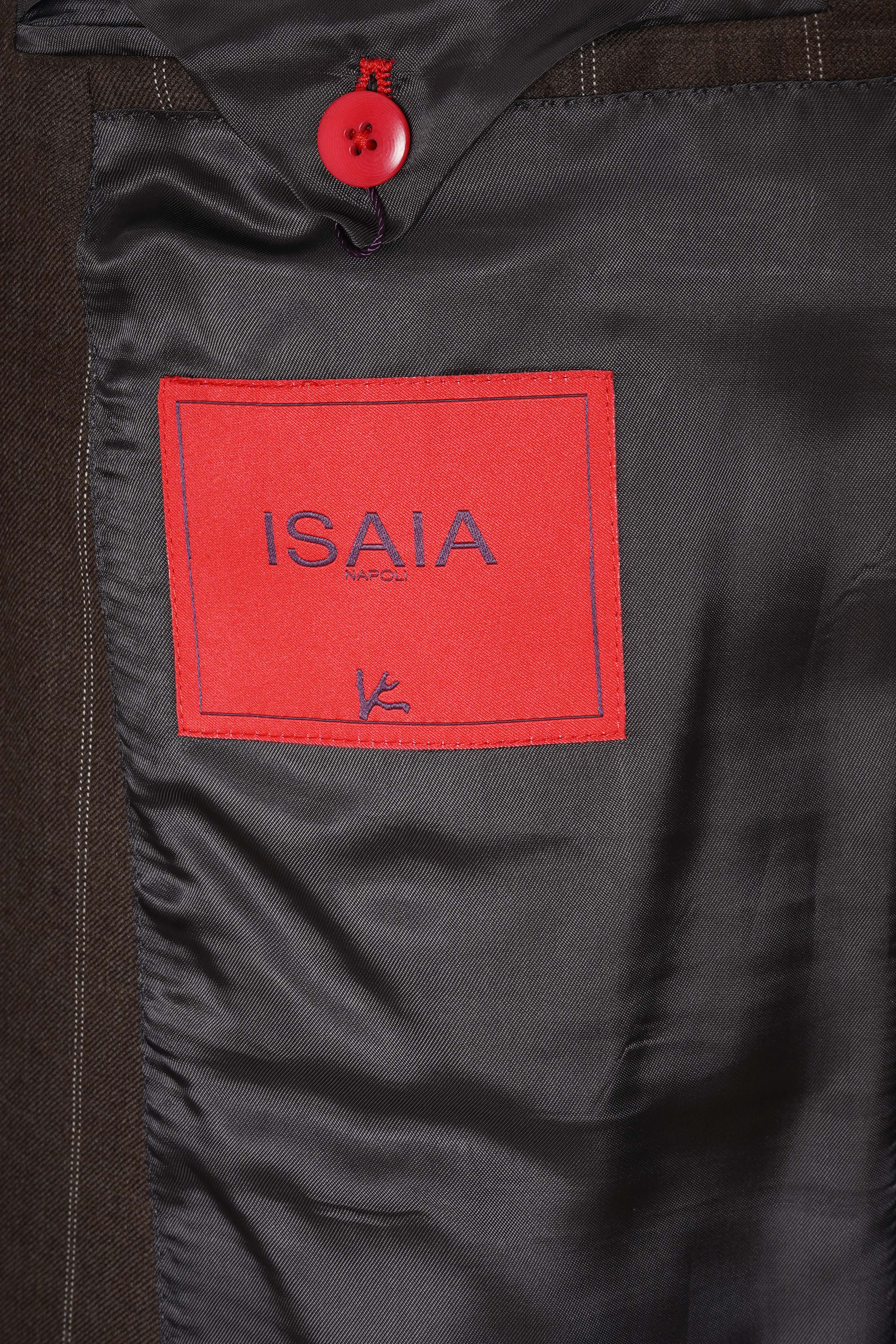 Isaia Pinstriped Wool Suit