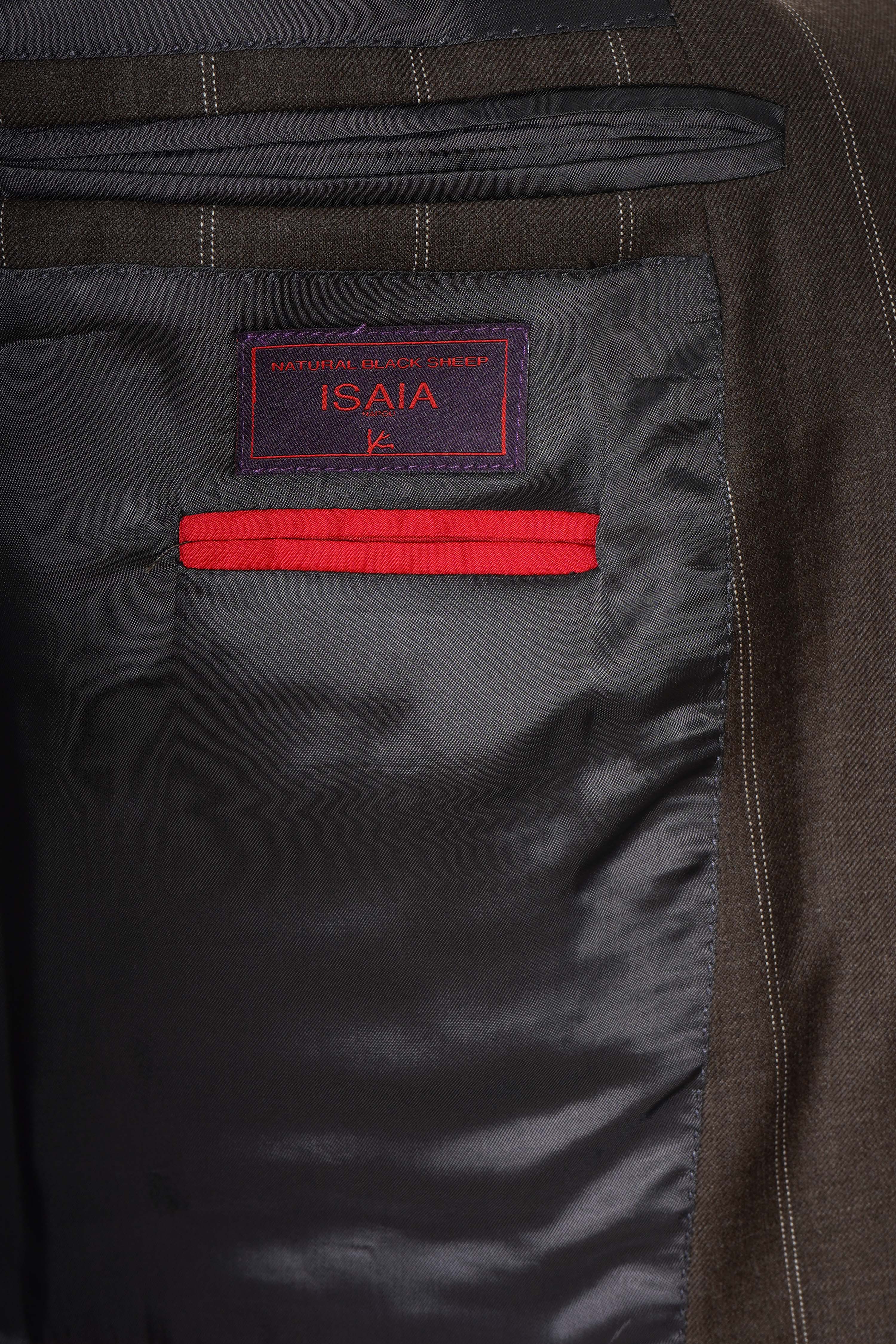 Isaia Pinstriped Wool Suit