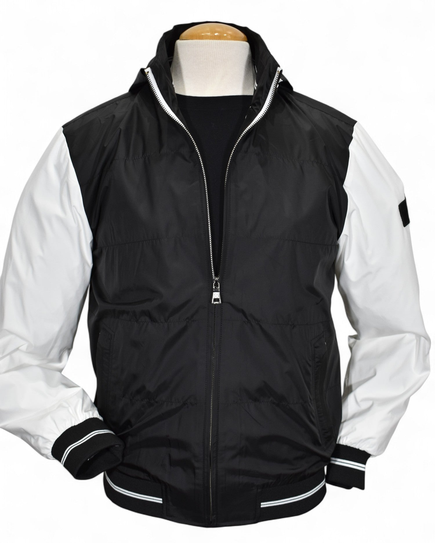 J447 Engineered Microfiber Coat Black