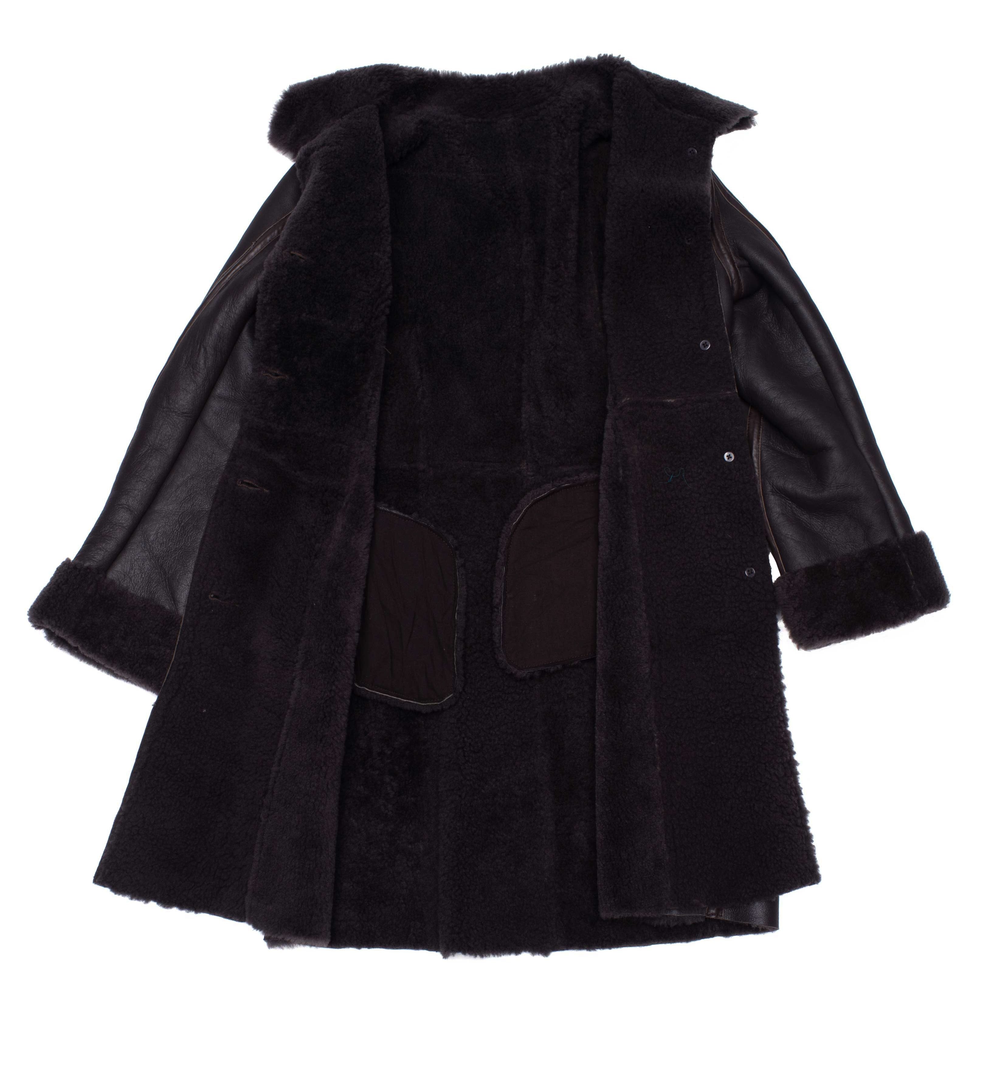 Women’s Shaunnas Buttoned 3/4 Length Shearling Coat