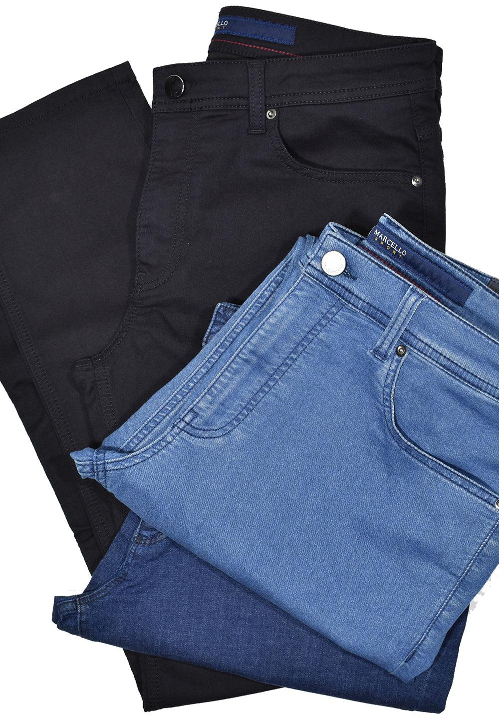 LP10 Navy Marcello Light Stretch Pant
