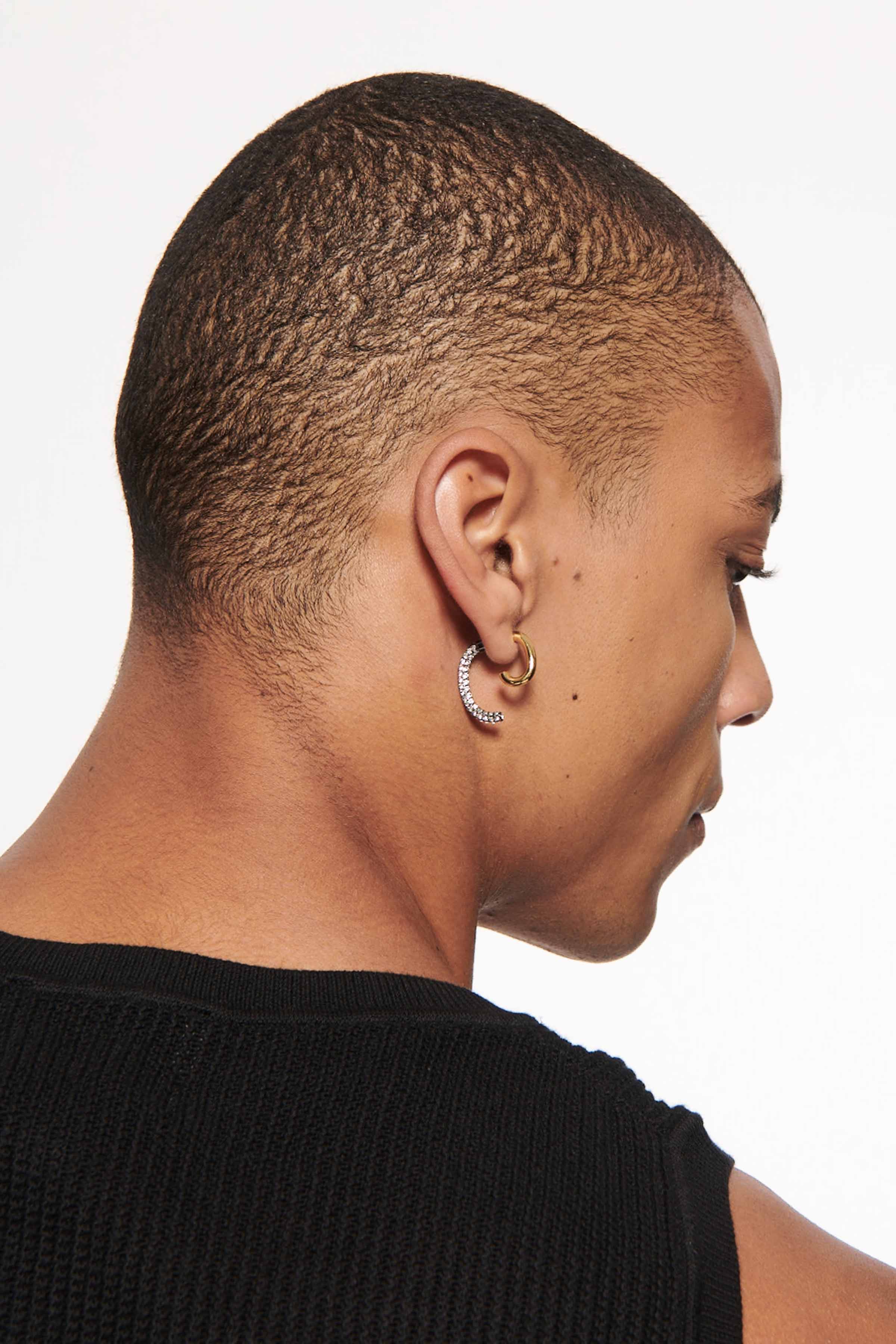 Luna Mini Pavé Earrings