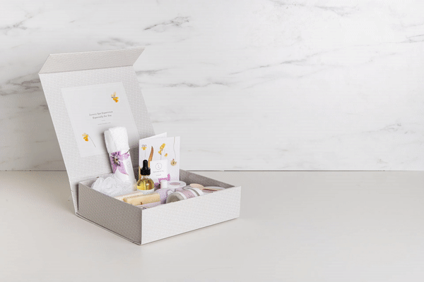 Lavender Spa Gift Basket – Luxury Natural Bath & Body Self-Care Gift